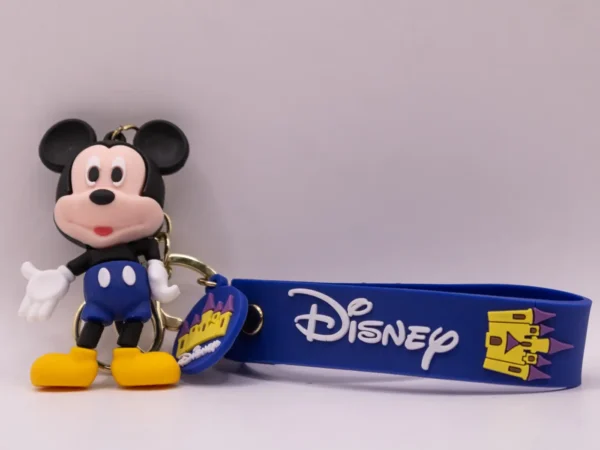 Porte-clés Disney Mickey Bleu en plastique - Accessoire collector
