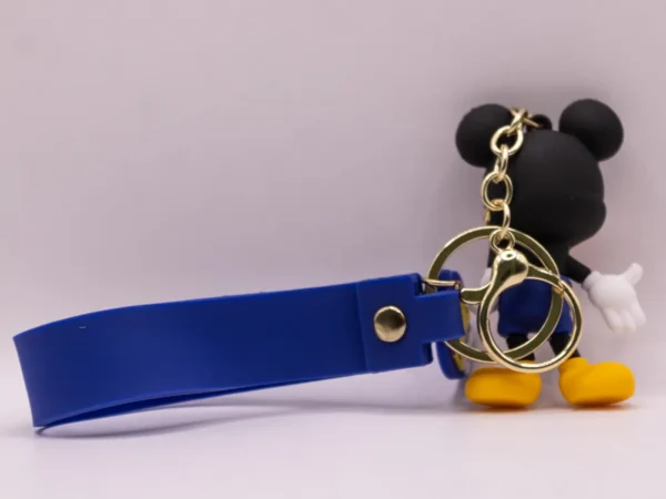 Porte-clés Disney Mickey Bleu en plastique - Accessoire collector