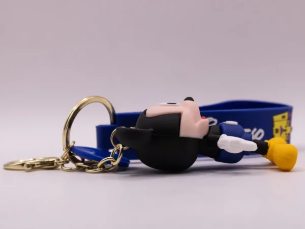 Porte-clés Disney Mickey Bleu en plastique - Accessoire collector