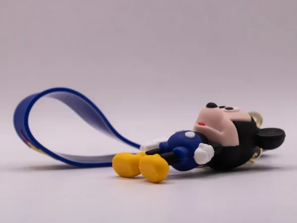 Porte-clés Disney Mickey Bleu en plastique - Accessoire collector