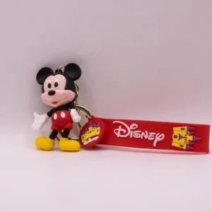 Porte-clés Disney Mickey Rouge en Plastique - Accessoire Collection