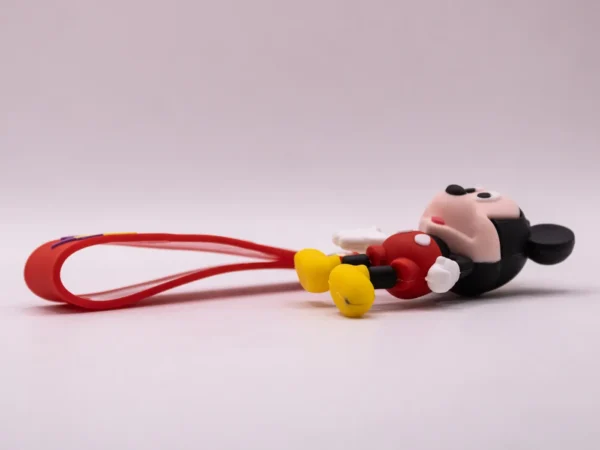 Porte-clés Disney Mickey Rouge en Plastique - Accessoire Collection