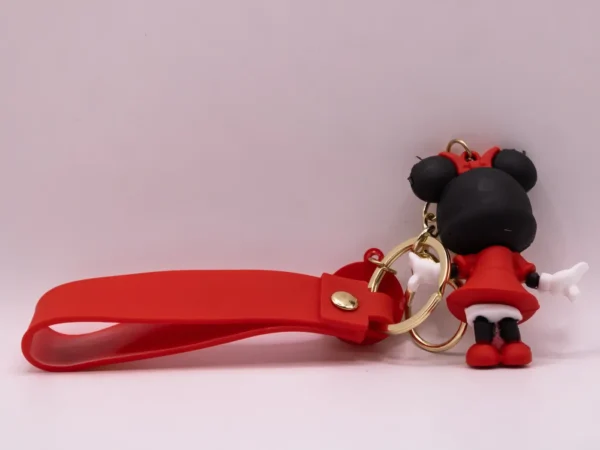 Porte-clés Disney Minnie Rouge en Plastique - Accessoire Tendance