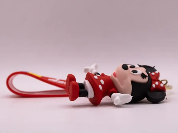 Porte-clés Disney Minnie Rouge en Plastique - Accessoire Tendance