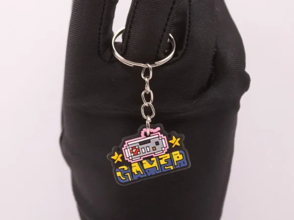 Porte-clés Gamer Multicolores : Accessoires Fun pour les Passionnés de Jeux Vidéo