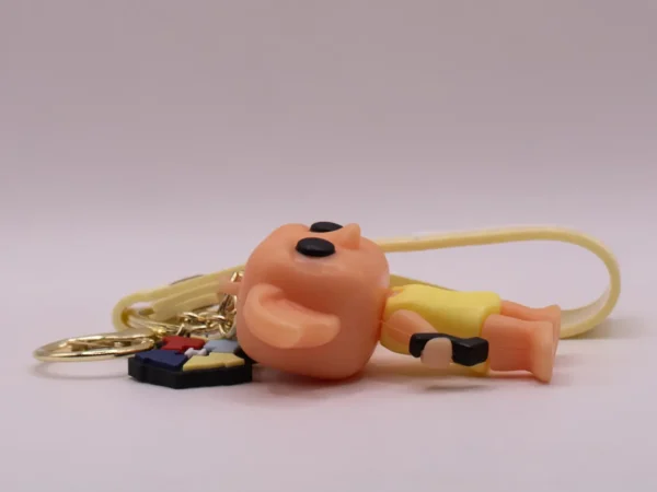 Porte-clés Harry Potter Dobby Jaune en Plastique - Accessoire Magique