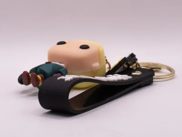 Porte-clés Harry Potter - Drago Malefoy en plastique vert Serpentard