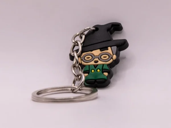 Porte-clés Harry Potter Minerva Mcgonagall en plastique vert