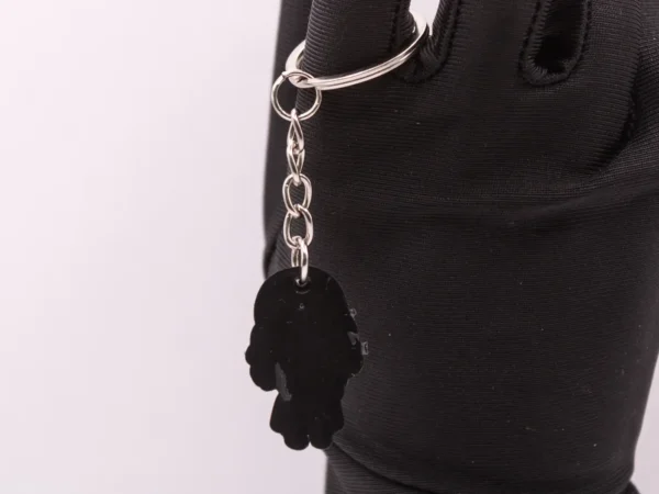 Porte-clés Hermione Granger en plastique blanc - Accessoire Harry Potter