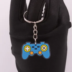 Porte-clés Manette Rétro : Accessoire Gamer Multicolore