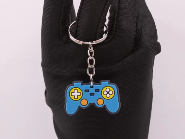 Porte-clés Manette Rétro : Accessoire Gamer Multicolore
