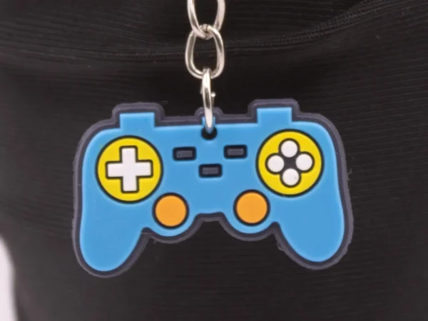 Porte-clés Manette Rétro : Accessoire Gamer Multicolore