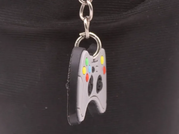 Porte-clés Manette Rétro Gaming - Accessoire Multicolore