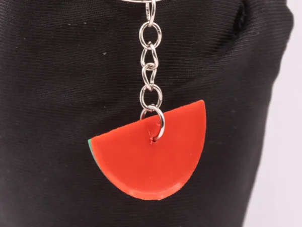 Porte-clés Pastèque : Une tranche d'été à emporter partout !