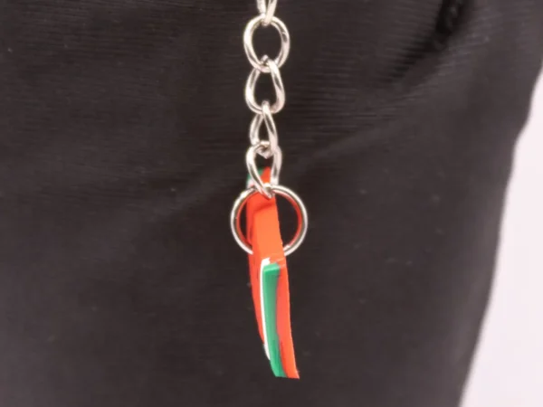 Porte-clés Pastèque : Une tranche d'été à emporter partout !