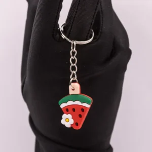 Porte-clés Pastèque : Une tranche d'été à emporter partout !