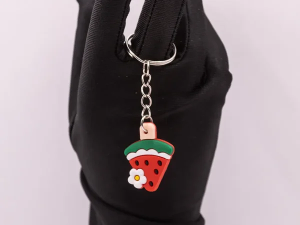 Porte-clés Pastèque : Une tranche d'été à emporter partout !