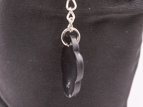 Porte-clés Patte de Chat Noir en Plastique - Accessoire Félin