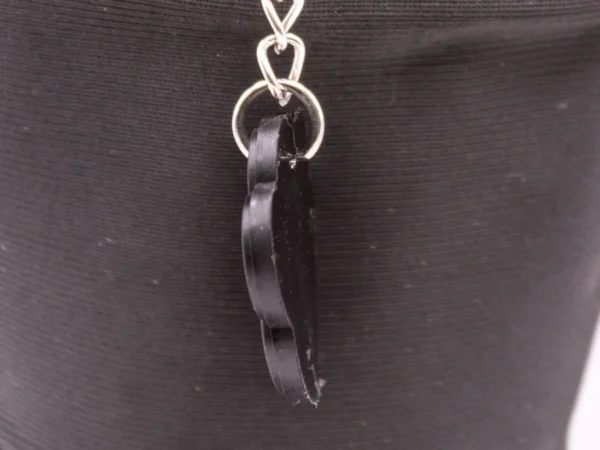 Porte-clés Patte de Chat Noir en Plastique - Accessoire Félin