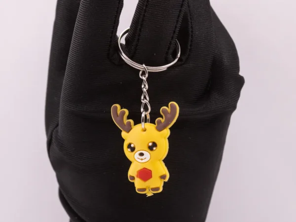Porte-clés Reine Abeille Jaune et Rouge - Accessoire Tendance