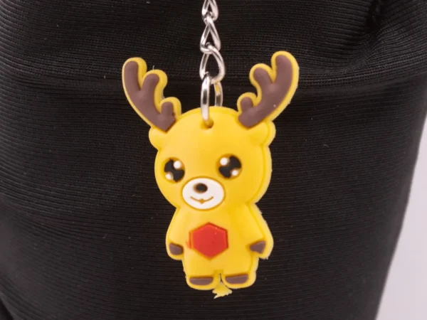 Porte-clés Reine Abeille Jaune et Rouge - Accessoire Tendance