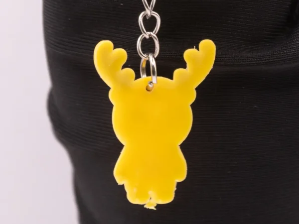 Porte-clés Reine Abeille Jaune et Rouge - Accessoire Tendance