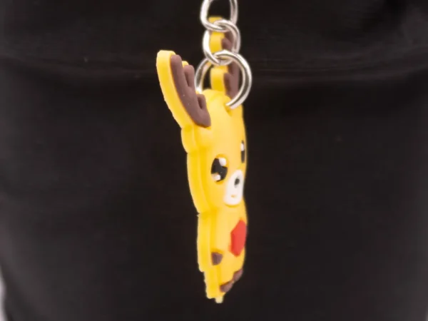 Porte-clés Reine Abeille Jaune et Rouge - Accessoire Tendance