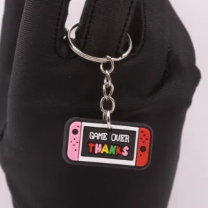 Porte-clés Rétro Gaming "Game Over" - Accessoire Geek et Fun