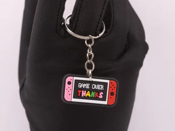 Porte-clés Rétro Gaming "Game Over" - Accessoire Geek et Fun