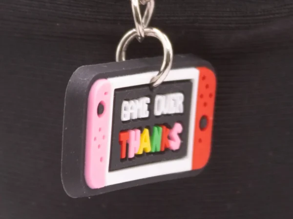 Porte-clés Rétro Gaming "Game Over" - Accessoire Geek et Fun