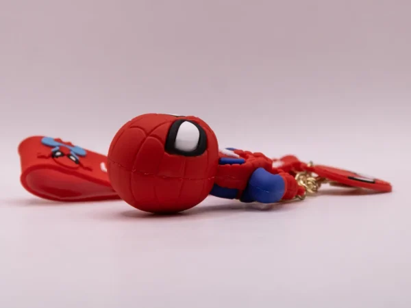 Porte-clés Spider-Man Suspendu Rouge en Plastique