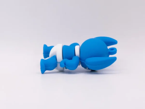 Porte-clés Stitch Bleu en Silicone - Figurine Adorable et Attachante