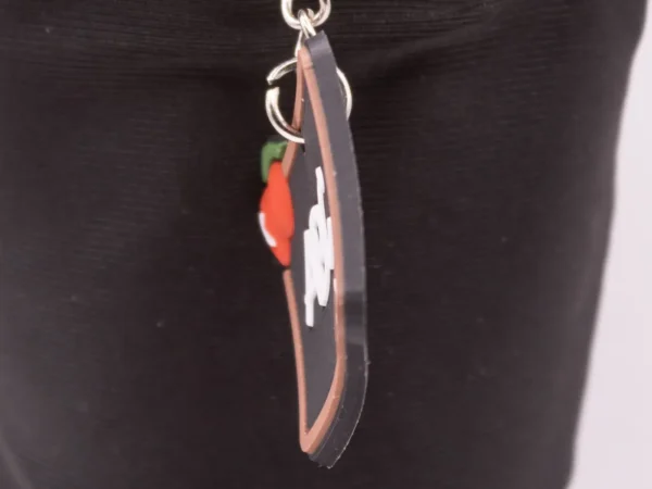 Porte-clés Tableau d'École ABC avec Pomme - Accessoire Ludique et Coloré
