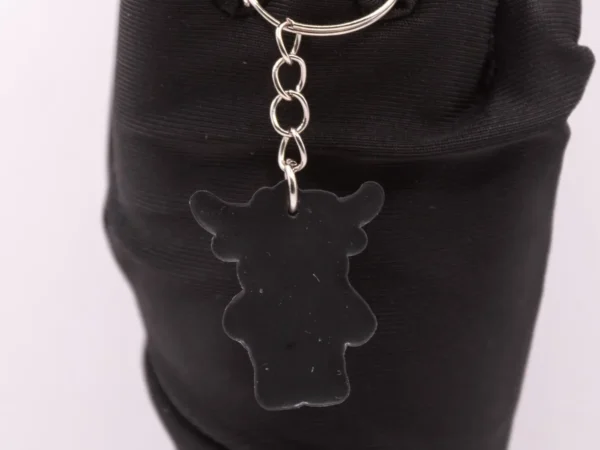 Porte-clés Taureau Festif avec Gobelet - Accessoire Multicolore Original
