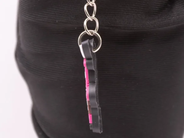 Porte-clés Taureau Festif avec Gobelet - Accessoire Multicolore Original