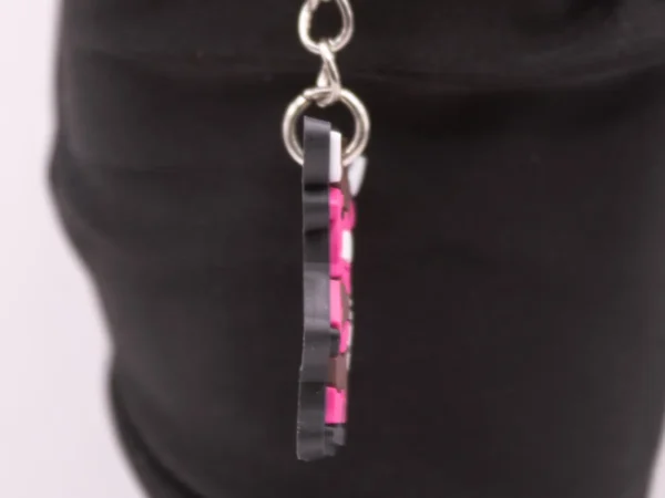 Porte-clés Taureau Festif avec Gobelet - Accessoire Multicolore Original