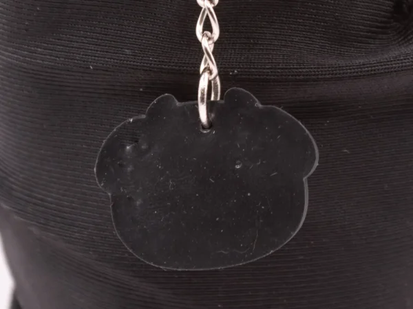 Porte-clés Tête de Vache Multicolore en Plastique - Accessoire Original