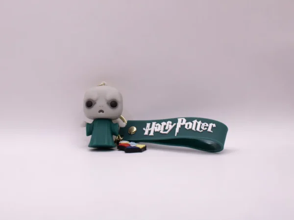 Porte-clés Voldemort Harry Potter en plastique vert