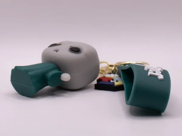 Porte-clés Voldemort Harry Potter en plastique vert