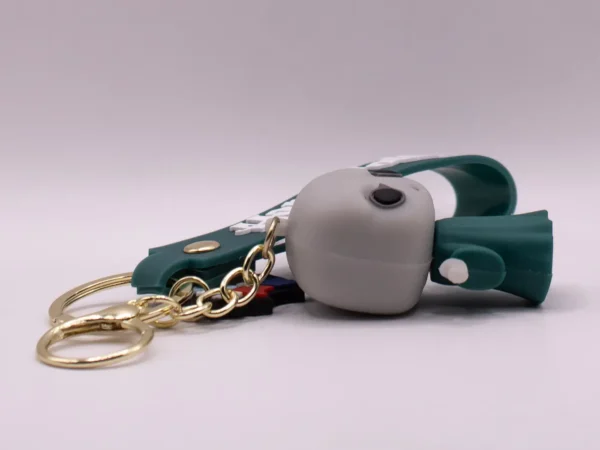 Porte-clés Voldemort Harry Potter en plastique vert