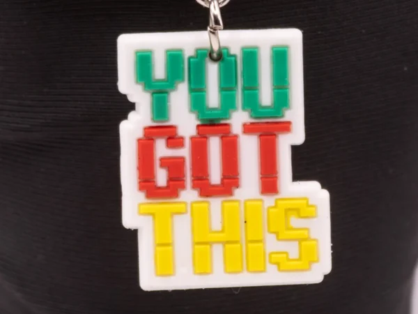Porte-clés "You Got This" Multicolore - Message Motivant et Inspirant