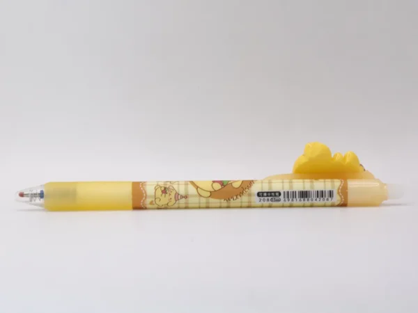 Stylo Hello Kitty bleu effaçable et cliquable en plastique