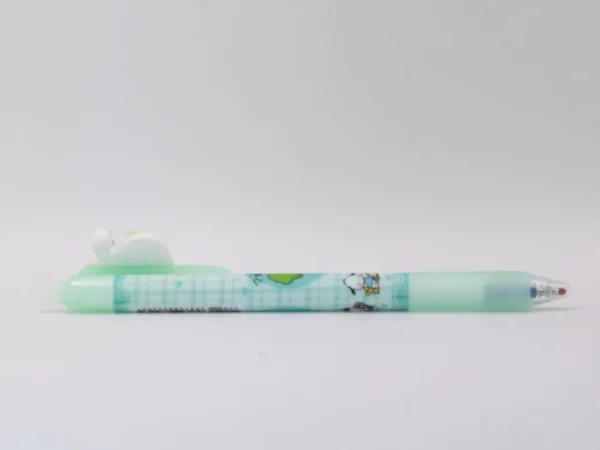 Stylo Hello Kitty bleu effaçable et cliquable en plastique