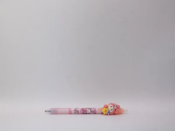 Stylo Hello Kitty bleu effaçable et cliquable en plastique