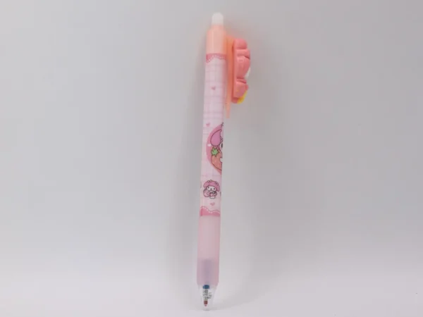 Stylo Hello Kitty bleu effaçable et cliquable en plastique