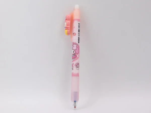 Stylo Hello Kitty bleu effaçable et cliquable en plastique