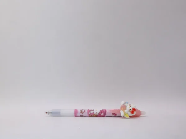 Stylo Hello Kitty bleu effaçable et cliquable - Parfait pour l'école et le bureau