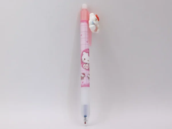 Stylo Hello Kitty bleu effaçable et cliquable - Parfait pour l'école et le bureau