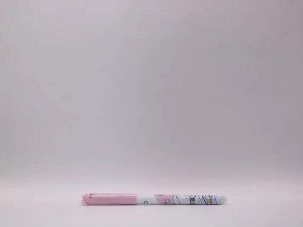 Stylo Nounours Effaçable Bleu à Pointe Fine avec Gomme Intégrée