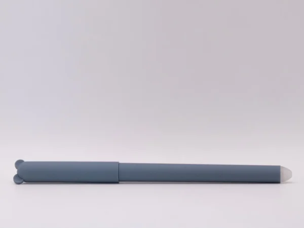 Stylo Nounours Effaçable Bleu à Pointe Fine avec Gomme Intégrée